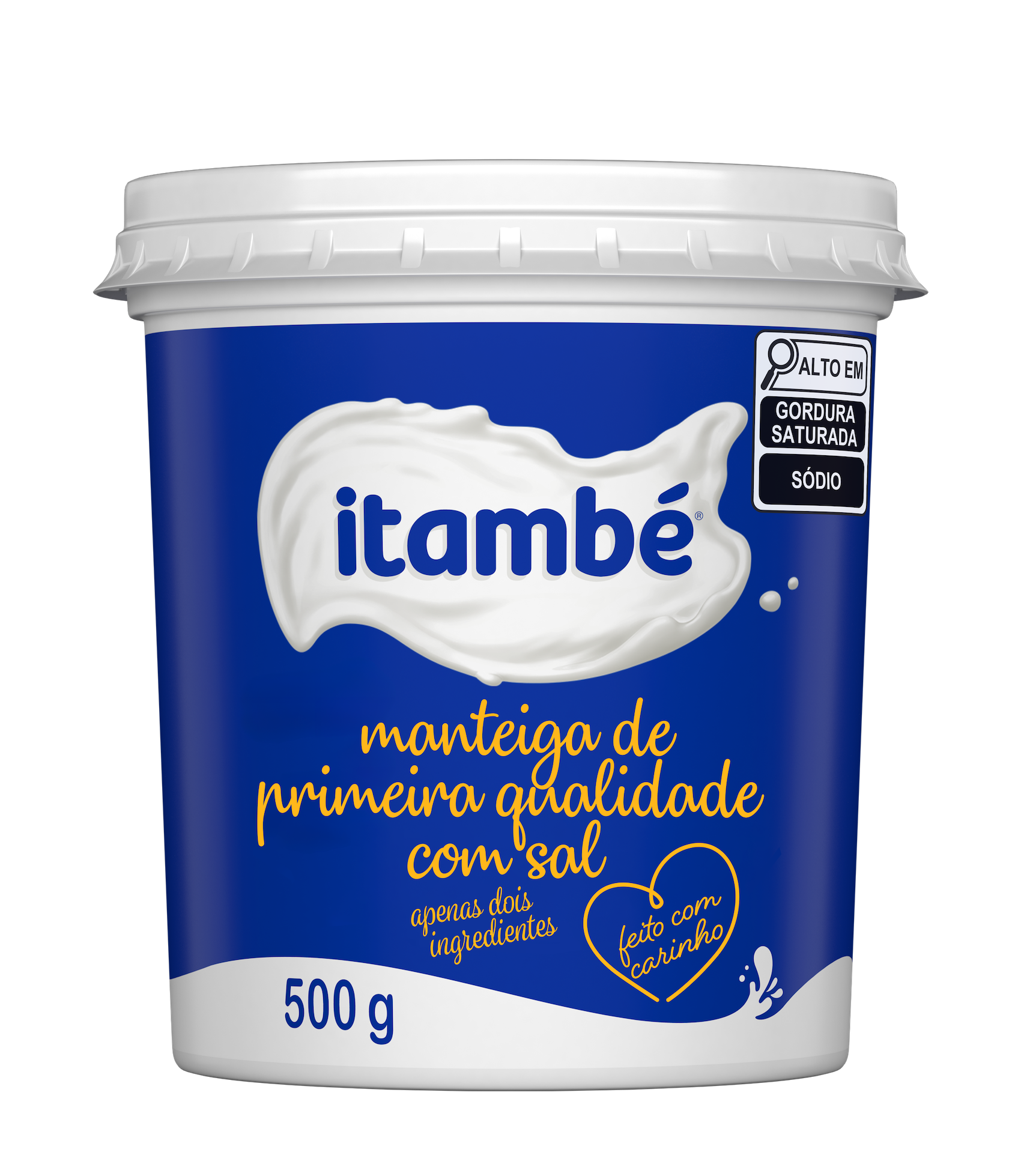 Manteiga com sal pote 500g