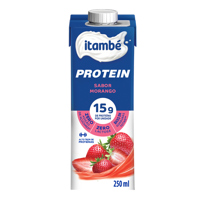 Bebida Láctea Whey Sabor Morango