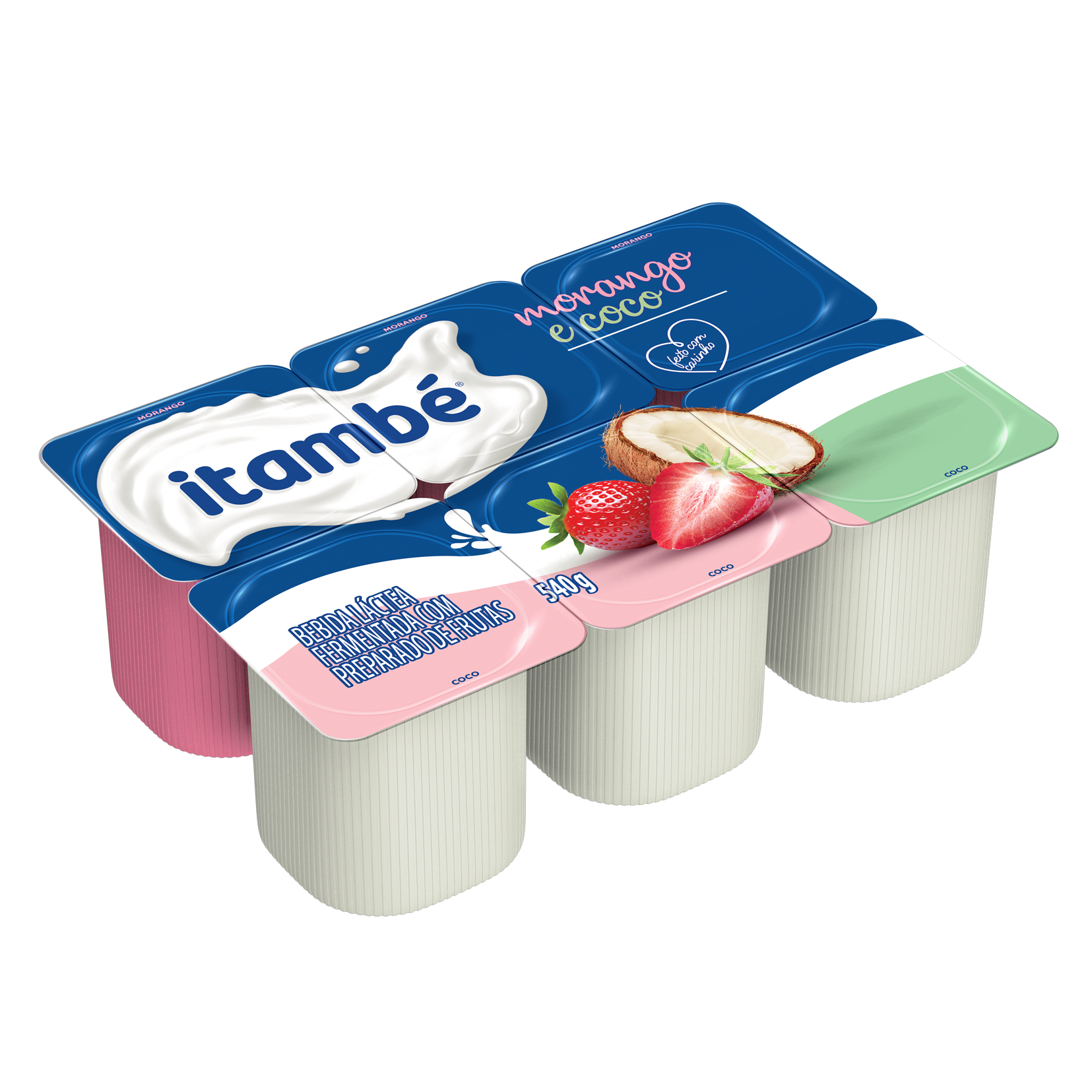 Bebida láctea Morango e Coco 540g